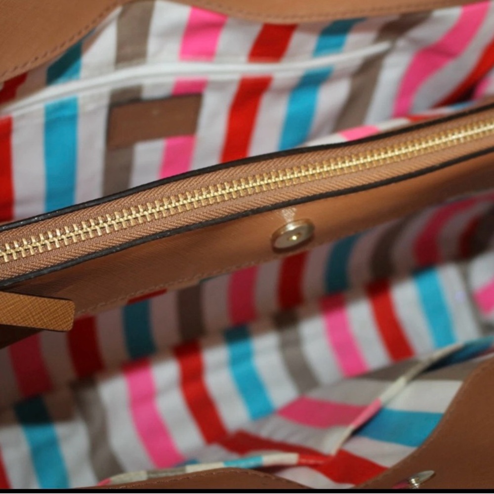 Kate Spade New York Newbury Lane Cadene Saffiano Leather Tote Lk. New ♠️ - Picture 6 of 10